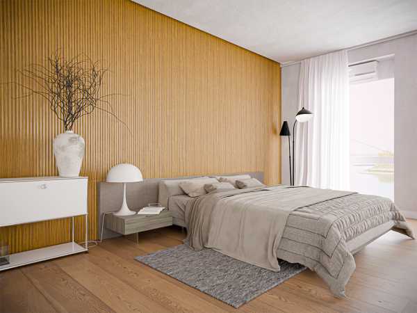 Wandverkleidung Bambus UV-lackierte Oberfläche