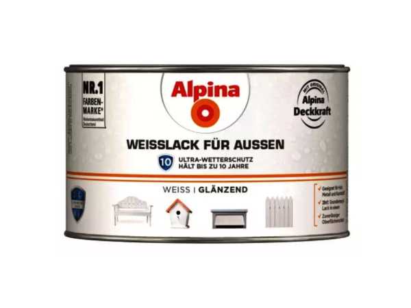 Weißlack für Außen glänzend