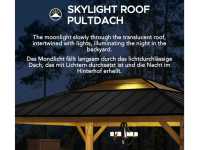 Vorschau: Zedernholz-Gazebo ERNIR – 393 cm x 452 cm Vorschau: Zedernholz-Gazebo ERNIR – 393 cm x 452 cm