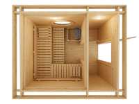 Vorschau: Saunahaus QuadraSpa Naturbelassen Vorschau: Saunahaus QuadraSpa Naturbelassen