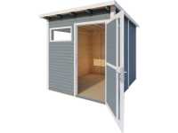 Vorschau: Gartenhaus Punta 2 19 mm hellgrau Vorschau: Gartenhaus Punta 2 19 mm hellgrau