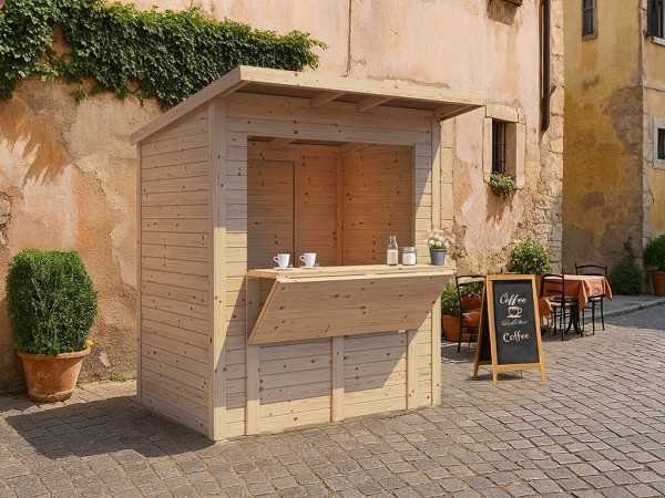 Marktstand / Verkaufsstand Ivy 14 mm naturbelassen