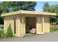 Vorschau: Gartenhaus Blockbohlenhaus Chameleon 44 44 mm carbongrau Vorschau: Gartenhaus Blockbohlenhaus Chameleon 44 44 mm carbongrau