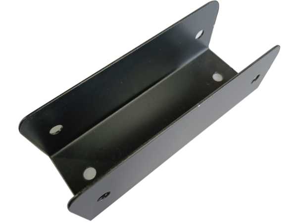Montageclips für Alu-Co-Extrusion-Board Schwarz