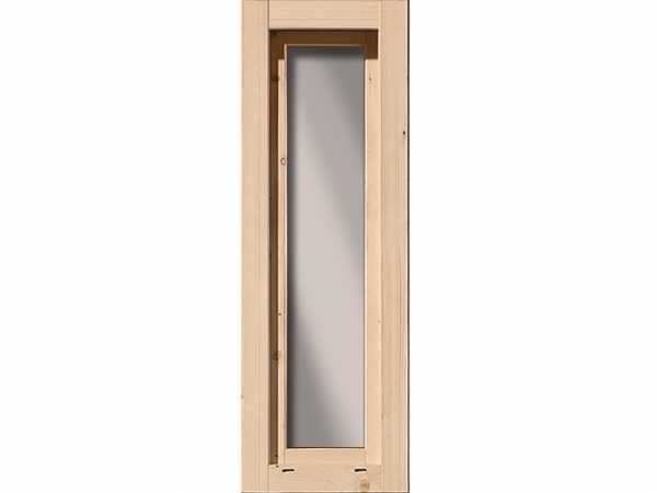Zwei Fenster naturbelassen für 38 mm Gartenhaus