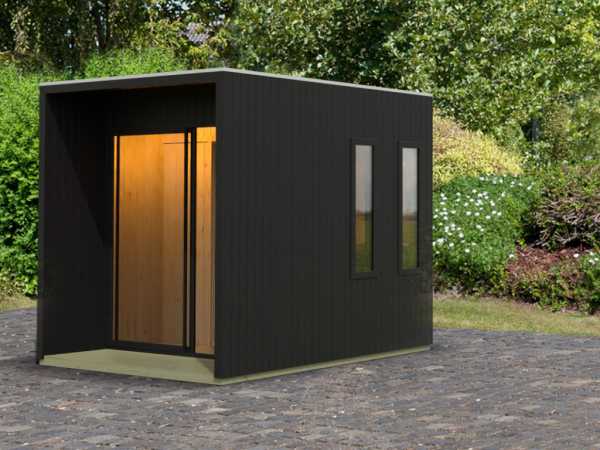 Saunahaus Catalina 73 mm schwarz