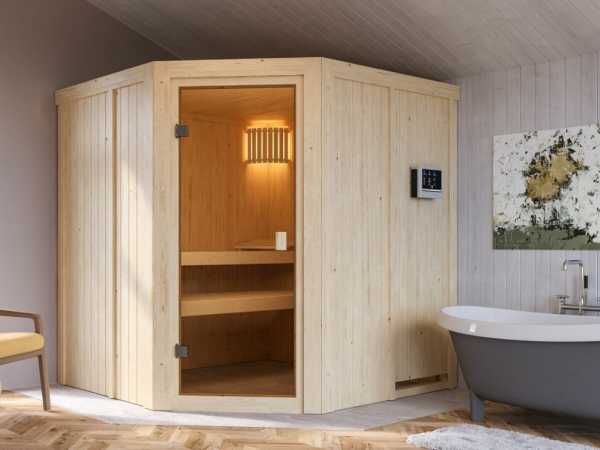 Karibu Elementsauna 68mm Celine 1