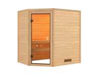 Vorschau: Sauna Massivholzsauna Katie Sparset inkl. 3,6 kW Saunaofen P&P und Steuergerät Finnisch Vorschau: Sauna Massivholzsauna Katie Sparset inkl. 3,6 kW Saunaofen P&P und Steuergerät Finnisch