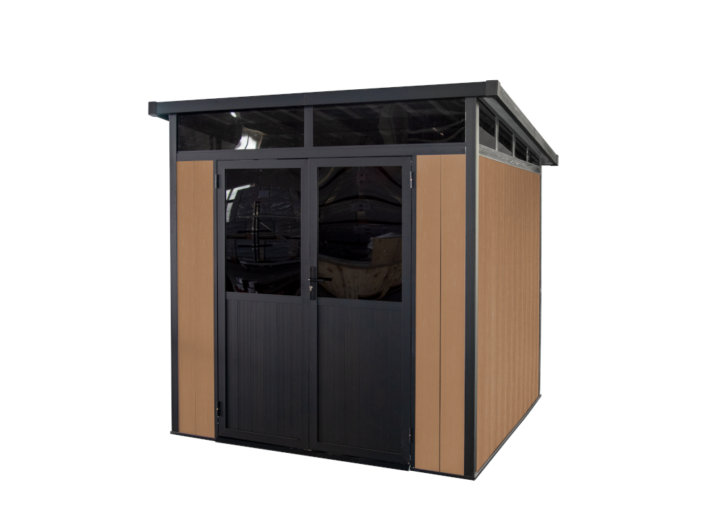 WPC Gartenhaus Bao Premium 19 mm braun Alle Gartenhäuser