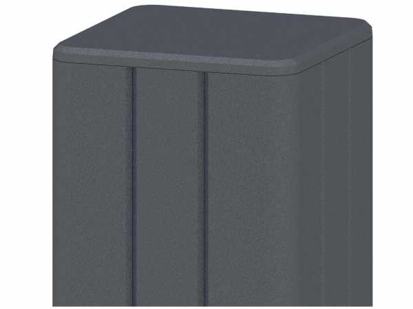 ALU-Tor-Pfosten, 2-er-Set, anthrazit