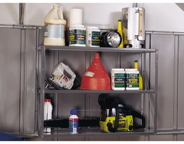 Metallgerätehaus Zubehör Regalset für Gerätehäuser SS 900