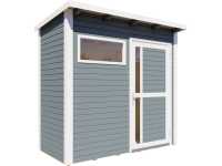 Vorschau: Gartenhaus Punta 1 19 mm hellgrau Vorschau: Gartenhaus Punta 1 19 mm hellgrau