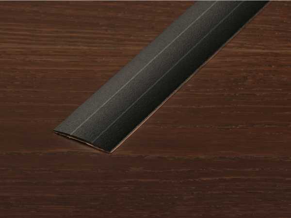Übergangsprofil PROTRANS flach Aluminium Schwarz matt