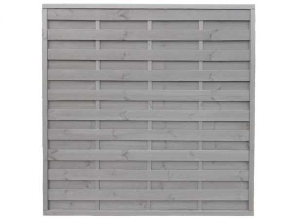 Sichtschutzzaun Kiefer Bretagne Grau