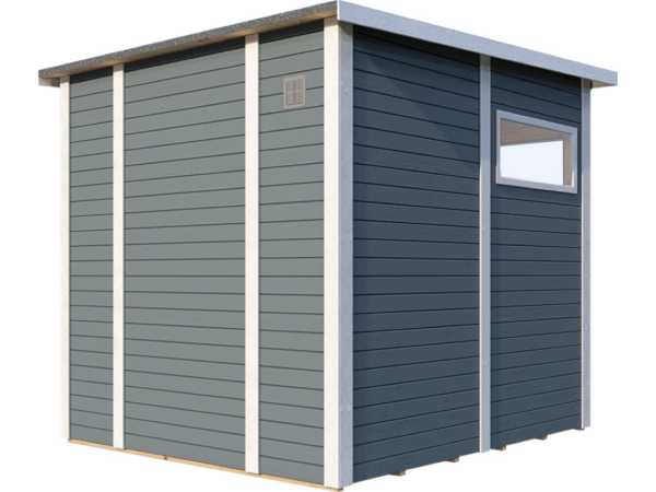 Gartenhaus Punta 2 19 mm hellgrau