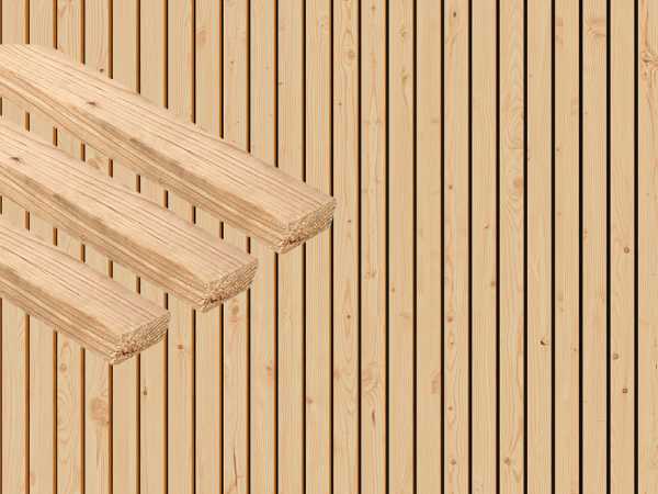 Fassade Rhombusleiste Kanadische Douglasie