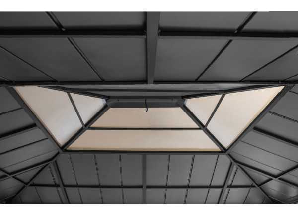 Zedernholz-Gazebo ERNIR – 393 cm x 452 cm