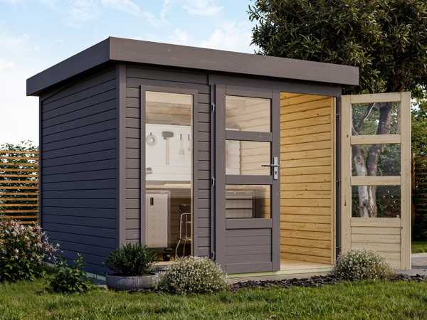 Gartenhaus Baraya 3,5 19 mm terragrau