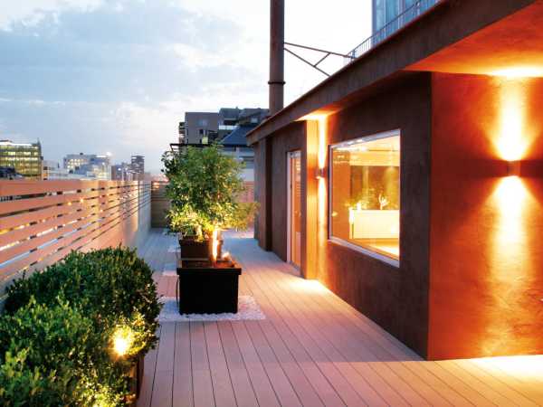 Terrassendiele WPC Elegance Colorado Braun