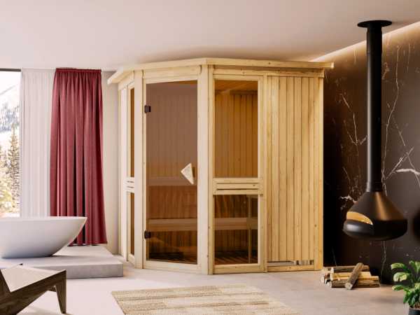 Sauna Amelia 2 SET naturbelassen