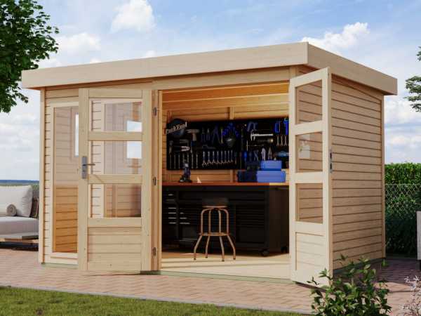 Gartenhaus Lahar 5 19 mm naturbelassen