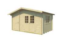 Vorschau: Gartenhaus Blockbohlenhaus Keila 34 mm naturbelassen Vorschau: Gartenhaus Blockbohlenhaus Keila 34 mm naturbelassen