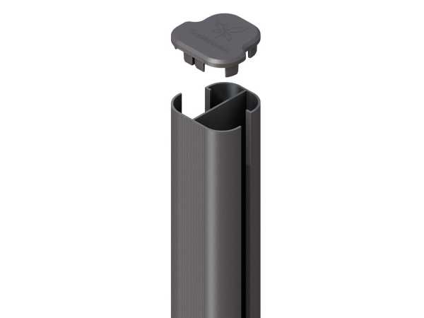 Eckpfosten SYSTEM STANDARD Basic zum Einbetonieren anthrazit