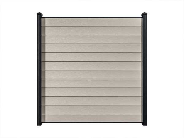 Bohlenset Premium für WPC-Steckzaunsystem Beige