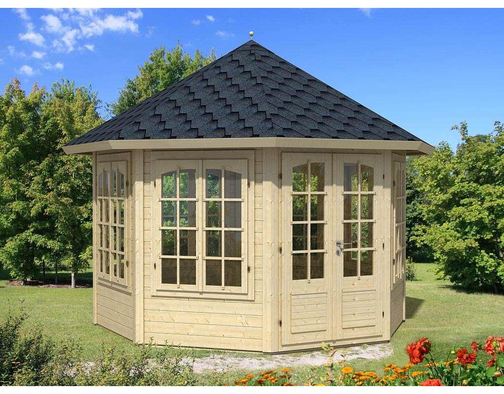 Holzpavillon 8eckig online kaufen Holzprofi24