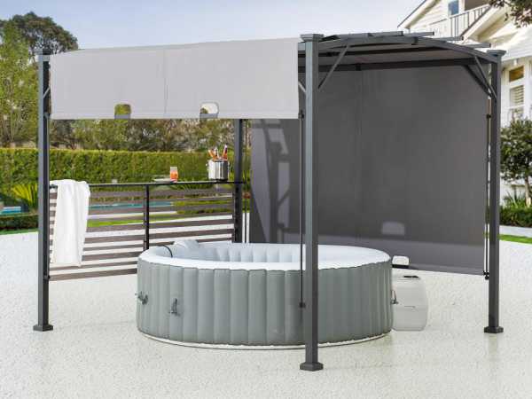 Stoff-Whirlpool-Pergola TITOV – 270 cm x 300 cm