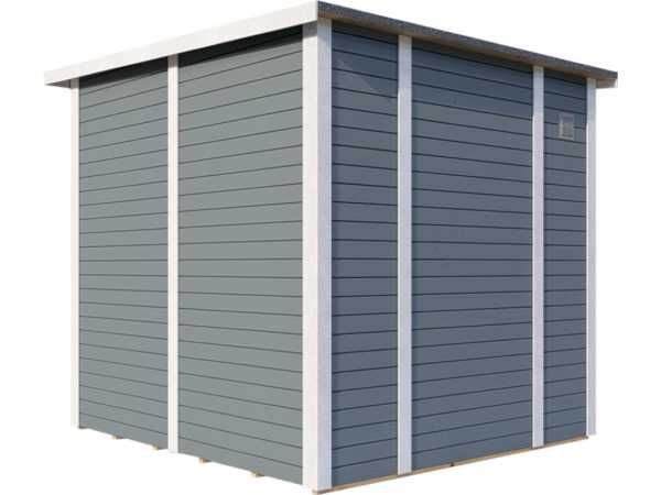 Gartenhaus Punta 2 19 mm hellgrau