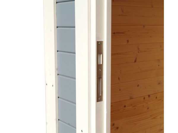 Gartenhaus Punta 2 19 mm hellgrau