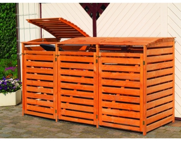 Mülltonnenbox "Vario III" für 3 Tonnen