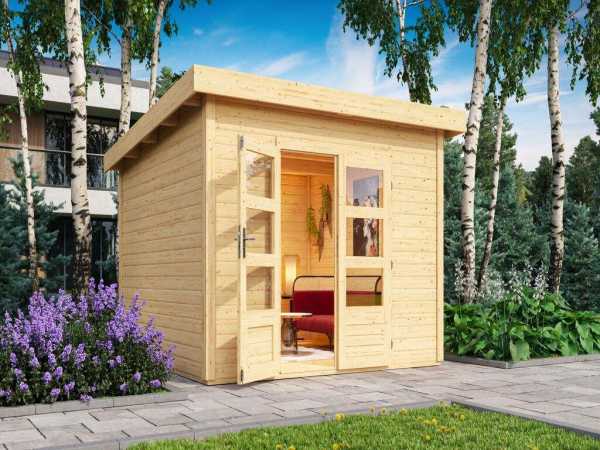 Gartenhaus Northeim 3 – mit naturbelassenem Holz