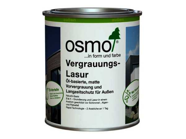 Vergrauungslasur für Außen Patinagrau