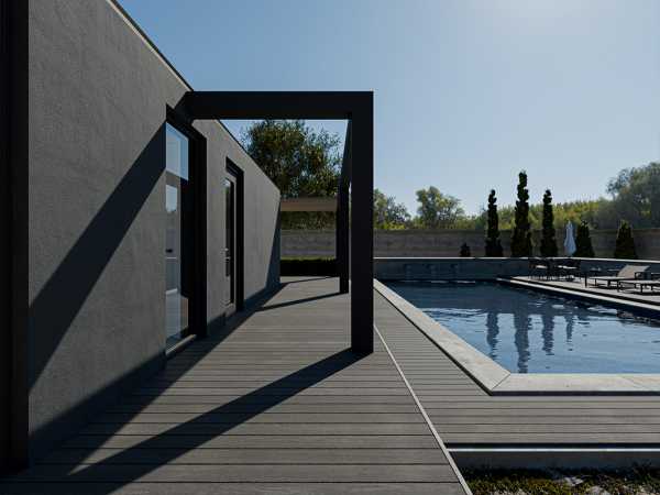 Terrassendielen WPC Premium grau