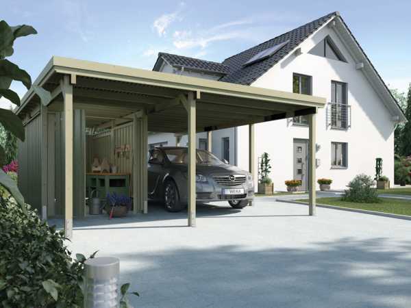 Carport 607 Gr. 2 inkl. XL Geräteraum