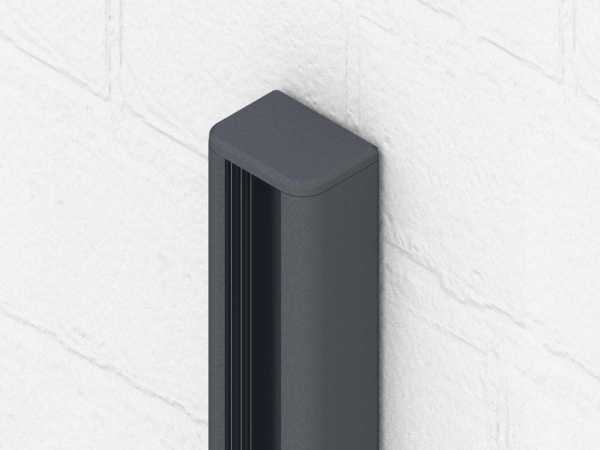 EASY-FENCE/ROM ALU-Montageprofil, anthrazit