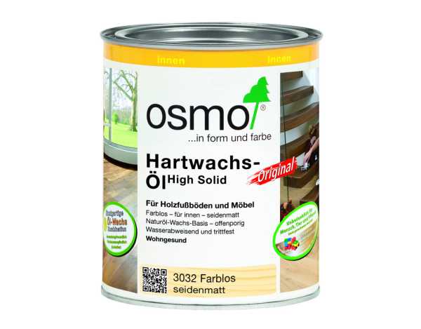 Hartwachs-Öl 3032 Farblos seidenmatt