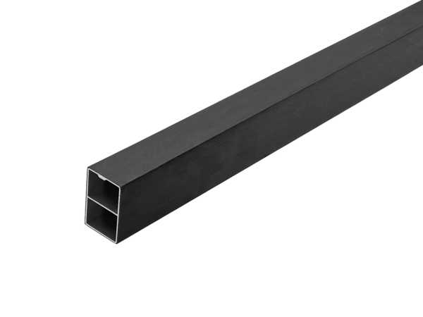 Sonnenbrecher / Fassadenprofil WPC Sonnenschutz Co extrudiert Charcoal