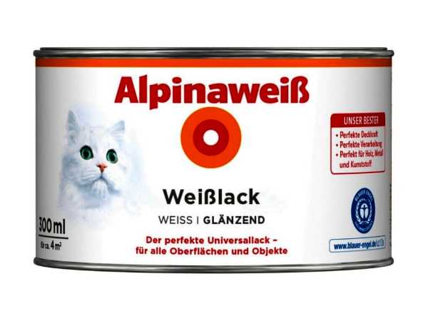 Weißlack glänzend