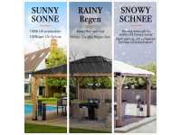 Vorschau: Zedernholz-Gazebo ERNIR – 393 cm x 452 cm Vorschau: Zedernholz-Gazebo ERNIR – 393 cm x 452 cm