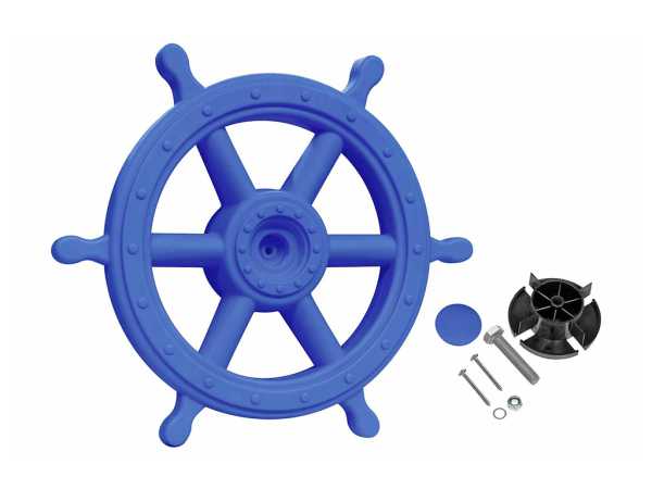 Piraten Lenkrad Steuerrad blau Ø 54 cm