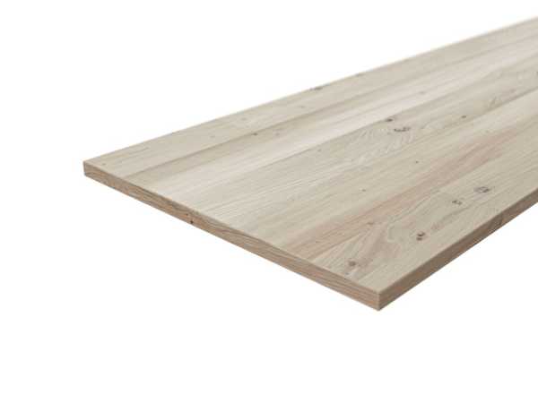 Leimholz europäische Eiche Rustikal, 18 mm, 120 x 40 cm