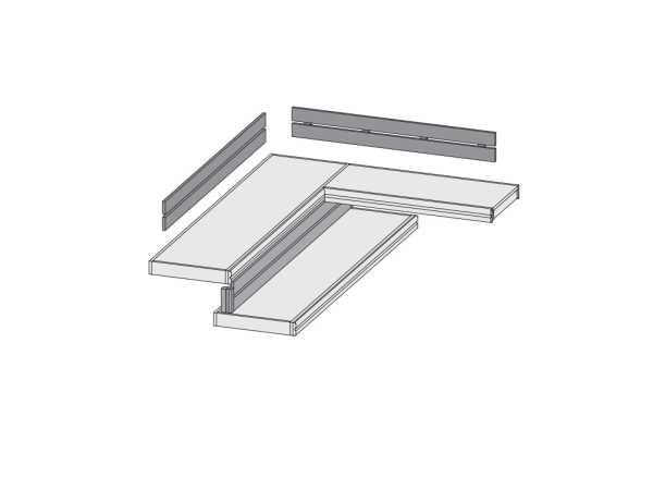 Rückenlehne und Bankblende Set 2