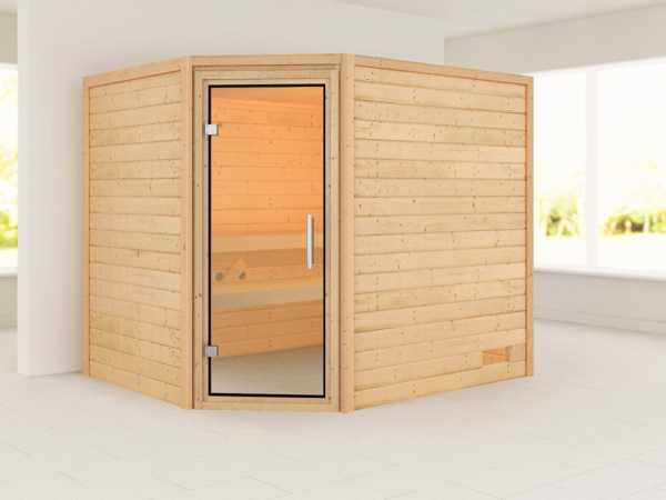 Sauna "Lisa" mit Klarglastür