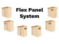 Vorschau: Gartenhaus Punta 1 19 mm hellgrau Vorschau: Gartenhaus Punta 1 19 mm hellgrau