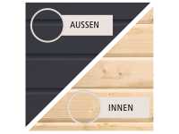 Vorschau: Gartenhaus Cubillis Royal 38 mm anthrazit Vorschau: Gartenhaus Cubillis Royal 38 mm anthrazit