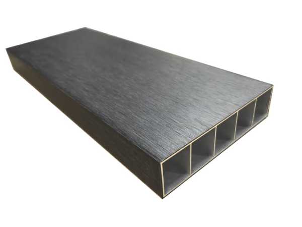 Sonnenbrecher WPC Beschattungsprofil Co extrudiert Charcoal
