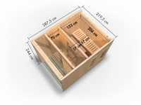 Vorschau: Saunahaus Catalina 73 mm schwarz Vorschau: Saunahaus Catalina 73 mm schwarz